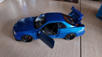 Коллекционная модель машинки Nissan Skyline GT-R R34 (Ниссан ГТР) масштаб 1:24 #44, Сергей З.