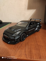 Коллекционная модель машинки Nissan Skyline GT-R R35 (Ниссан ГТР) Годзилла, масштаб 1:24, открываются двери, капот, багажник, свет фар, звук мотора #43, Александр А.