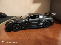 Коллекционная модель машинки Nissan Skyline GT-R R35 (Ниссан ГТР) Годзилла, масштаб 1:24, открываются двери, капот, багажник, свет фар, звук мотора #42, Александр А.