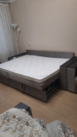 VITAFLEX Топпер-наматрасник Матрас-топпер 140x195 см ортопедический Vitaflex Soft Tricot 7x4Sk беспружинный, защитный, с резинками по углам, на матрас или диван, в рулоне, Беспружинный, 140х195 см #13, Алла И.