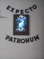 Гирлянда из чёрных букв, черная растяжка, Буквы на веревке в "EXPECTO PATRONUM ", 8,5 см #5, Дарья А.