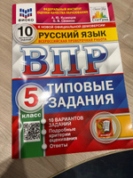 ВПР Русский язык 5 класс. Типовые задания. 10 вариантов. ФИОКО СТАТГРАД. ФГОС | Кузнецов Александр Юрьевич #6, Юлия Ю.