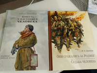 Комплект: Повесть о настоящем человеке. Они сражались за Родину | Шолохов Михаил Александрович, Полевой Борис Николаевич #1, Евгения Б.