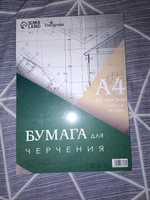 Папка для черчения А4 (210 х 297 мм), 40 листов, без рамки, блок 160 г/м2, в школу, ребенку, для рисования #4, Татьяна Б.