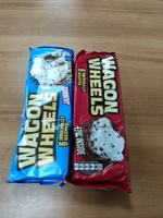 Печенье в шоколаде Wagon Wheels Classic + Jammie слоеное изделие с суфле, джемом и бисквитом, покрытое глазурью, красное и синее, 2 упаковки #36, Дмитрий М.