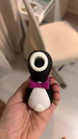 Вакуумный вибратор для стимуляции клитора и груди Satisfyer Penguin #4, петр к.