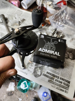 Катушка мультипликаторная для зимней ловли Admiral Fishing Reel 60(3+1bb), с курком, рукоять слева, передаточное отношение 3,2:1, цвет шпули металик #30, Александр А.