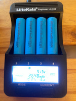 Аккумулятор DMEGS 18650 - 4 шт, 3.7 В, ВЫСОКОТОКОВЫЙ, 12С, 2700 mAH, R14мО, INR18650 для SAMSUNG, ПЛОСКИЙ КОНТАКТ #24, Андрей Г.