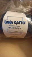 Пряжа Lana Gatto - Maxi Soft (5522 - темный джинс), 90м/50г, 3 шт. (Лана Гатто - Макси Софт/Maxisoft) #73, Елена Б.