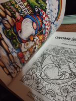 Creative haven gnome sweet gnome coloring book | Goodridge Teresa #8, Анастасия К.