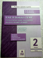 Как я понял тему Тематические задания по русскому языку 2 класс И.В. Грачева | Грачева Инна Владимировна #5, Иван С.