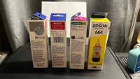 NEW Чернила для принтеров Epson, комплект T664/673 для L100, L110, L120, L200,L222, L210, L300, L350, L355, L550, L1300, L132, L222, L312, L364, L366, L456, L382, L386, L3050. 4x100мл., краска для принтера epson, чернила для принтера #6, Алексей И.