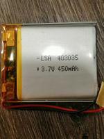 Аккумулятор (батарея) 403035 450mah 3,7v (35х30х4 мм) #32, Александр М.