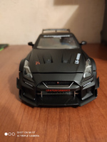 Коллекционная модель машинки Nissan Skyline GT-R R35 (Ниссан ГТР) Годзилла, масштаб 1:24, открываются двери, капот, багажник, свет фар, звук мотора #40, Александр А.