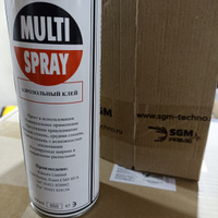 Аэрозольный универсальный клей SGM Multi Spray, 0.5 л #3, Виталий П.