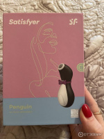 Вибратор Пингвин вакуумный стимулятор клитора Satisfyer Pro Penguin #1, Савва Ф.