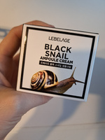 LEBELAGE Крем для лица ампульный антивозрастной с Муцином черной улитки Ampule Cream Вlack Snail, 70 мл #1, Марина К.