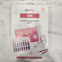 Набор спицы для вязания съемные 11,5 см Zing KnitPro Deluxe Set 8 видов спиц наборе 47424 #1, Мария М.