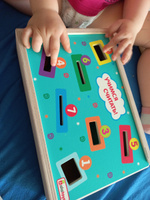 Сортер для малышей от 1 года деревянный по цветам Монтессори "Учим цвета и размеры" развивающие игрушки для детей от 1 года #50, Алексей Т.