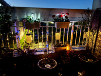 Садовый светильник светодиодный грунтовый ЭРА ERASF22-37 Идеал на солнечной батарее, 32 см / Фонарь уличный для сада и дачи теплый свет / Садовая фигурка свеча #8, Полина П.