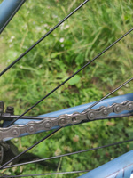 Цепь велосипедная 7 / 8 (21-24) скоростей 1/2"х3/32" 112 звеньев, соединительный пин 7,4мм, TRIX коричневая цепь для велосипеда #6, Ольга Х.