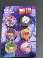 Набор значков ANIMESKI HUNTER x HUNTER #003, 6 штук #18, Евтерева В.