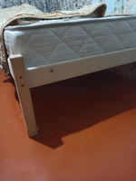 Кровать деревянная 90х200 RM Маркет с изголовьем с ламельным оротопедическим основанием #8, Тимур Г.