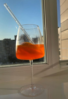 Многоразовые стеклянные эко трубочки ZEERO для коктейлей, напитков с ершиком, прозрачные прямые, 4+1 #23, Юлия Л.