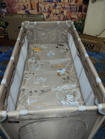 Манеж кровать детский CARRELLO BABY TILLY Rio+, 2 уровня, складной, 125х65 см, бежевый #19, Наталья В.