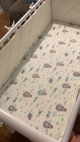 Бортики в детскую кроватку для новорождённых стеганые MamiBro #113, Оксана Ш.