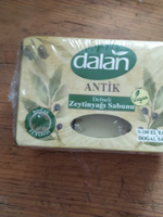 Dalan Antique 150г х 3 шт Подарочный набор Натуральное турецкое мыло твердое туалетное для рук и тела Лавровое, банное, ручной работы #42, Елена С.