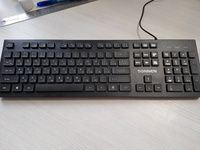 Клавиатура проводная для компьютера Sonnen Kb-8280, USB, 104 плоские клавиши, черная #4, Алёна Б.