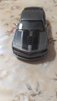 Машинка металлическая Kinsmart 1:38 Chevrolet Camaro 2014 5383DFKT инерционная, двери открываются / Серебристо-черный #16, Антонова Ирина