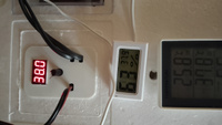 Погодная станция 2в1/Цифровой мини термометр-гигрометр с выносным датчиком 50х30 мм/ Метеостанция/Влагометр/ Прибор для измерения температуры и влажности воздуха/Компактный портативный термометр гигрометр с LCD дисплеем /Белый #42, Алина К.
