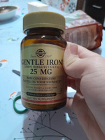 Solgar Капсулы "Легкодоступное железо Gentle Iron", ("Gentle Iron 25 mg Vegetable Capsules"), 90 шт. #8, Дарина А.