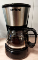 Кофеварка капельная Hofford электрическая с фильтром для молотого кофе электро кофемашина для дома или офиса #7, Антон Г.