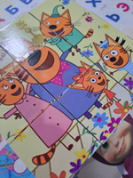 Кубики детские для малышей. "Три кота. Праздники". Степ Пазл. Настольная игра для ребёнка. Развивающие, логические игрушки для детей 3 лет. Подарок. #39, Алёна А.