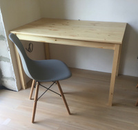 Стол кухонный обеденный Инго 115х75 см деревянный, лакированный / стол письменный #4, Andrey S.