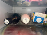 Органайзер для бутылок с напитками в холодильник, шкаф, кухню, подставка для вина из высокопрочного пластика с противоскользящими вставками на ножках с тремя ячейками (1 шт в комплекте) #4, Сайкал А.