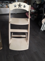 Детский растущий стул "Ромашка", без шлифовки со звездочками #72, Анна Г.