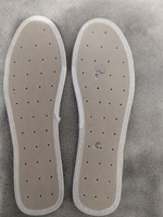 Стельки для обуви, размер 35RU, антибактериальные, от запаха и бактерий, с перфорацией, белые #7, Ирина Г.
