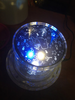 Ночник Проектор детский / Ночное звездное небо, детский светильник со сменными проекциями для сна, настольный с подзарядкой от USB #48, Марина