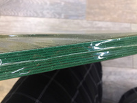 Фоамиран глиттерный с блестками 2 мм, размер 20х30 см цвет зеленый 10 листов, Цветная пористая резина для творчества #14, Александр К.
