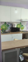 Универсальная самоклеящаяся пленка для кухни "Лайм со льдом 3889" 2000*600 мм, с 3D защитным покрытием. #6, Мария Л.
