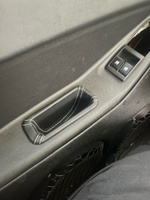 Ручка-кармашек обивки водительской с эко коже с белой строчкой двери Лада Гранта/Калина-2 #104, Данил С.