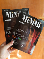 Колготки Minimi MULTIFIBRA  COLORS 70 3D, 70 ден, 1 шт #100, ВИКТОРИЯ Б.