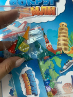 Настольная игра для детей ходилка "Вокруг Земли". Игровое поле - карта мира #24, Ариадна