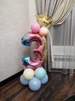Набор надувных шаров с цифрами и короной "Розовая принцесса" #1, Инна Ш.