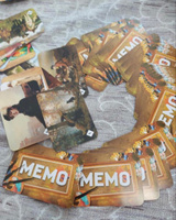 Развивающая настольная игра "Мемо. Мировые шедевры", найди пару, тренируем память, 50 карточек с изображением известных картин #14, Ольга Ю.