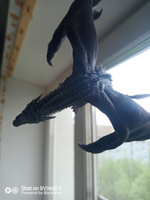 Фигурка Виверны(чёрный дракон) с размахом крыльев 14см. игровая модель распечатана на 3D принтере из смолы #5, Оксана К.